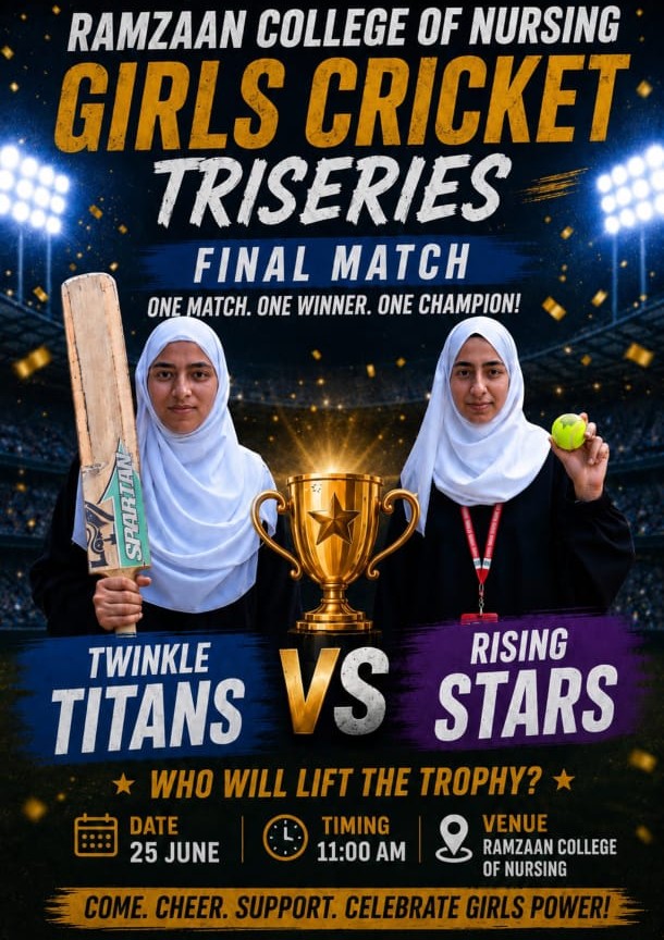Girls Cricket Tri Series Final Match