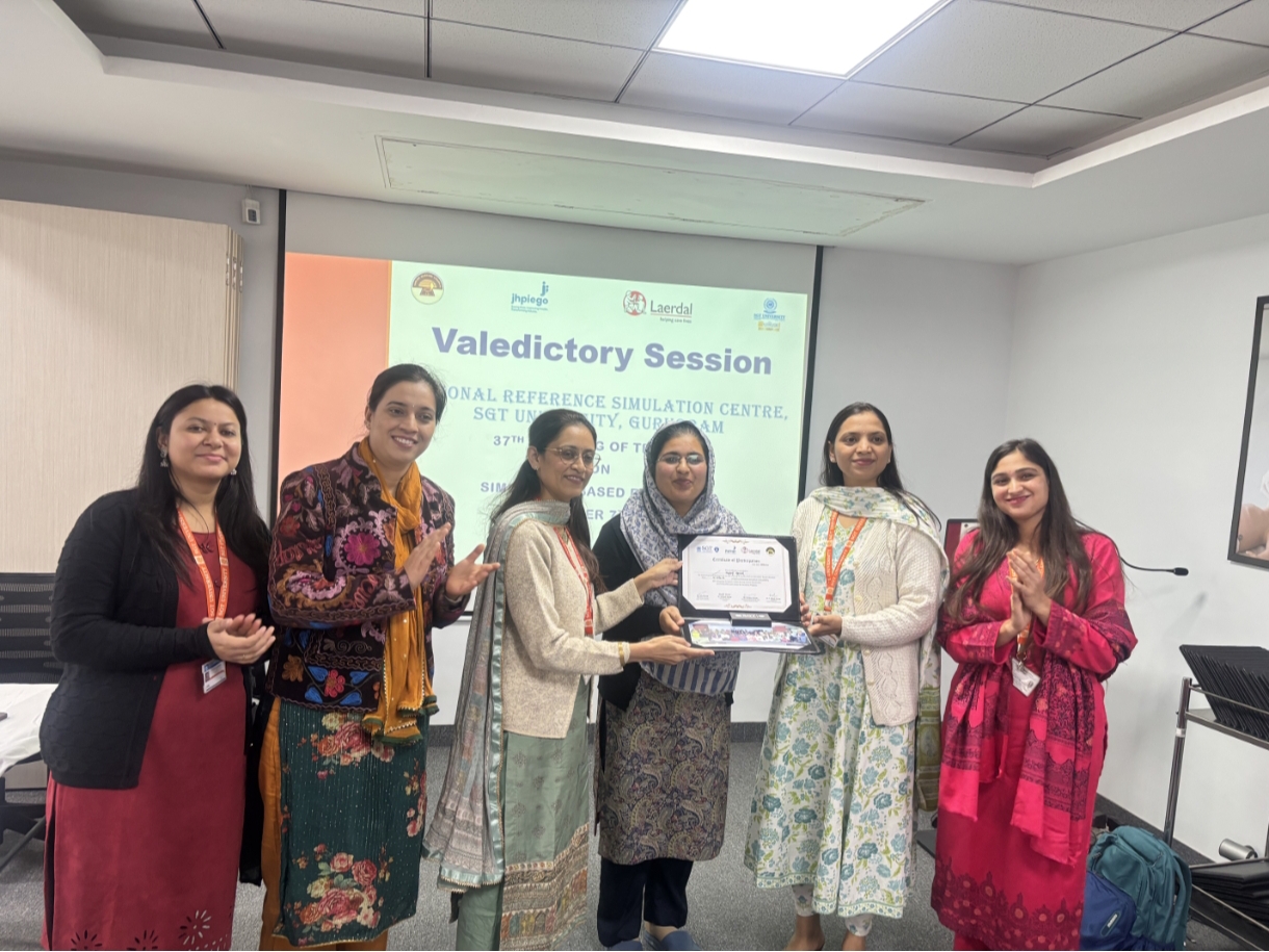 Mrs. Nazakat Manzoor (Assistant Professor, RCON) at NSRC SGT Gurgaon