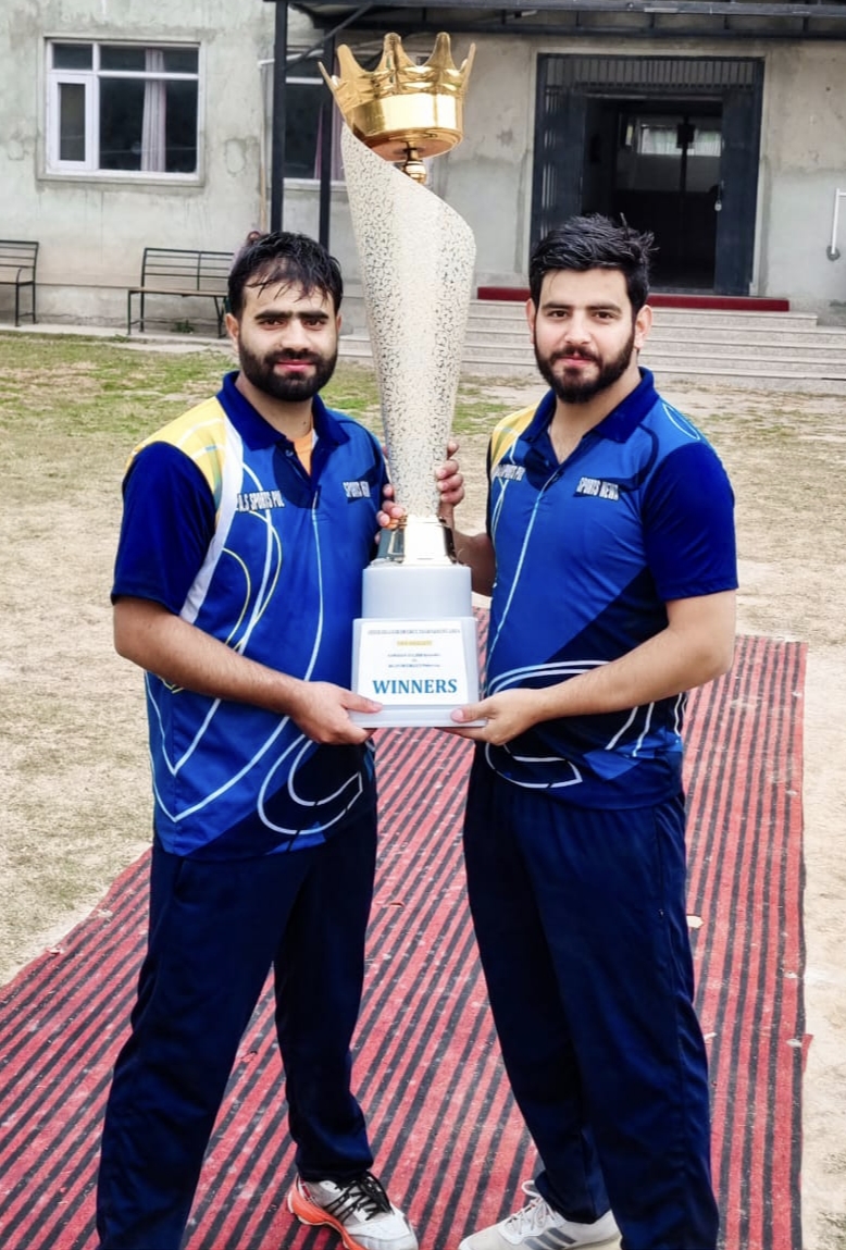 Mr. Zahid and Mr. Zeeshan (Tutors) after defeating 4 nursing colleges in the tournament.