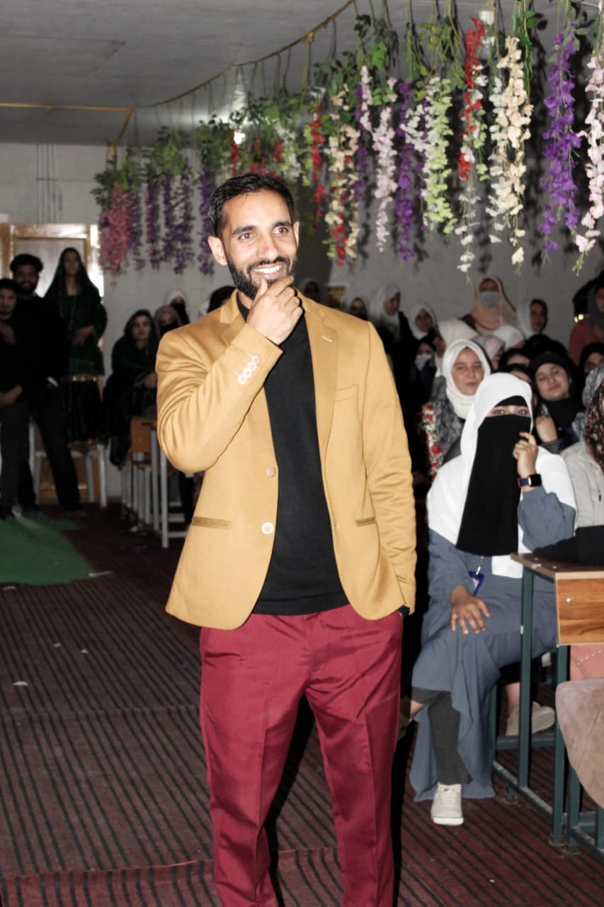 Mr. Rayees Ahmad during the event.