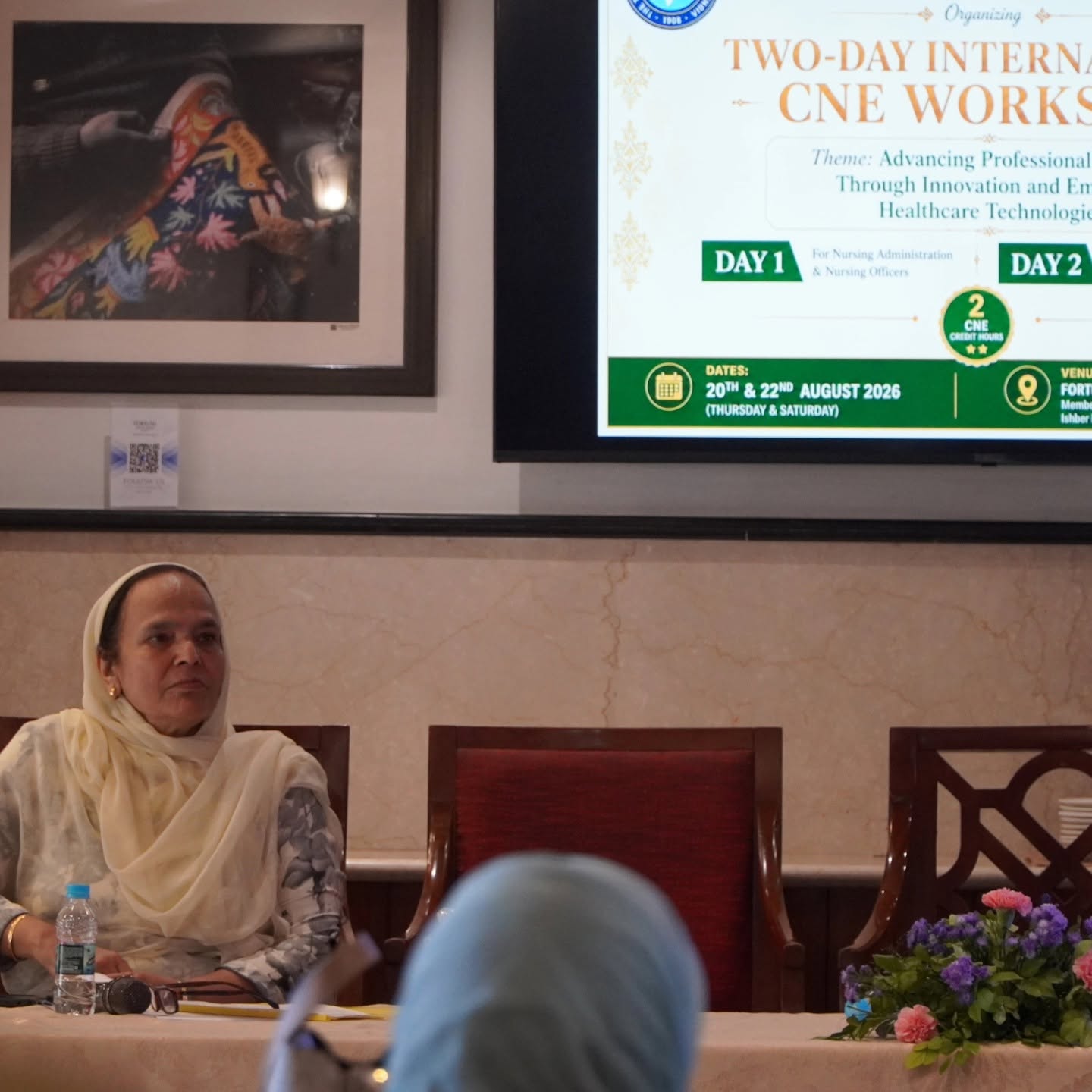 Our faculty members participated in a Two-Day International CNE Workshop, enhancing their knowledge