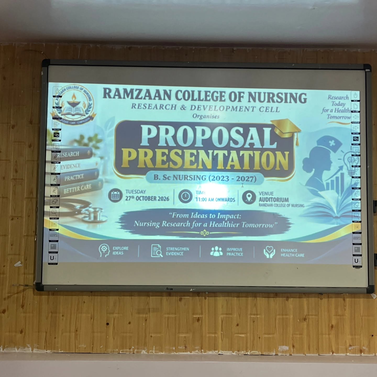Proposal Presentation of B.Sc. Nursing  (Batch 2023  7th Semester)