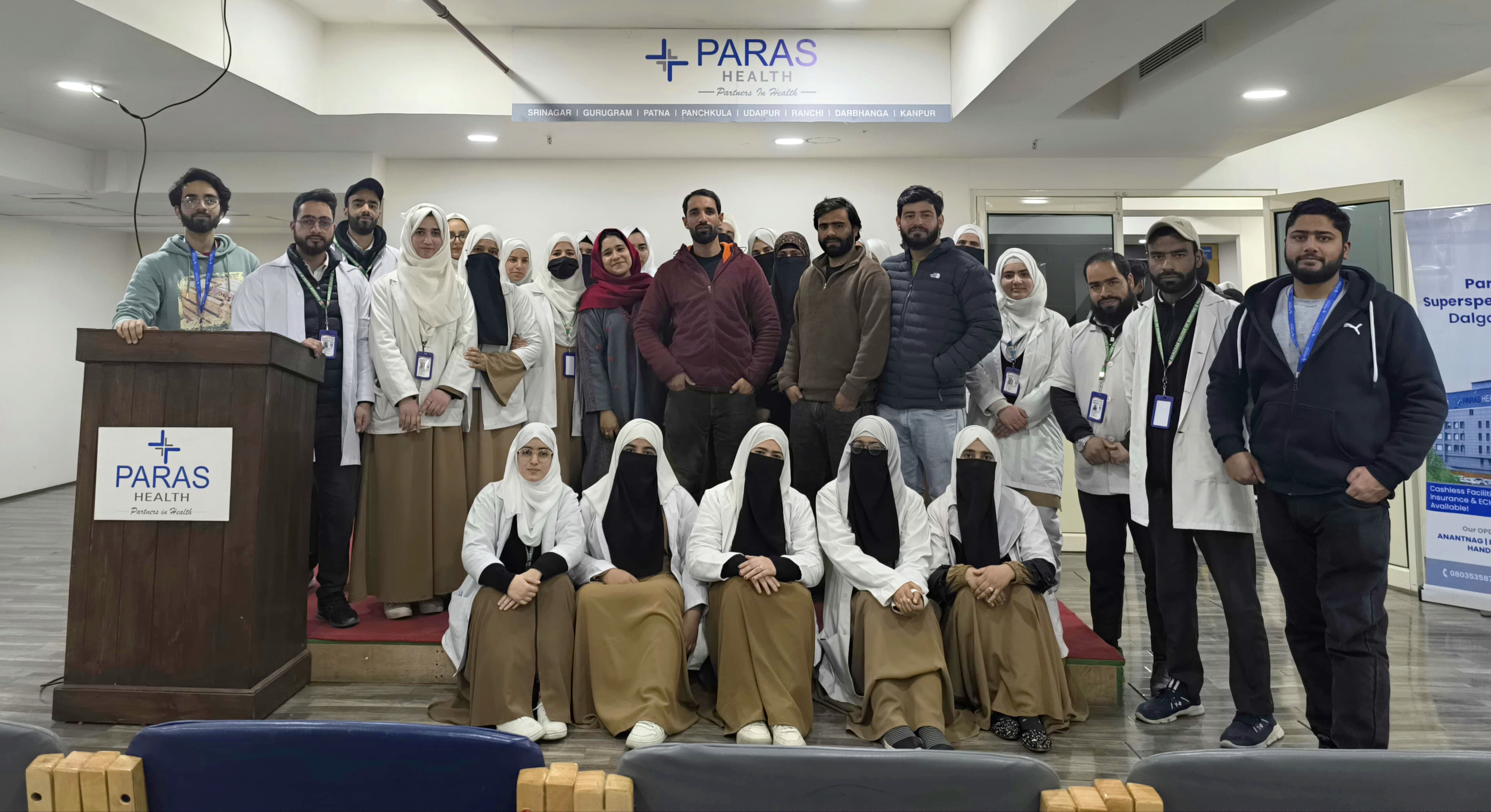 Conference at Paras Hospital on Cancer Awareness.